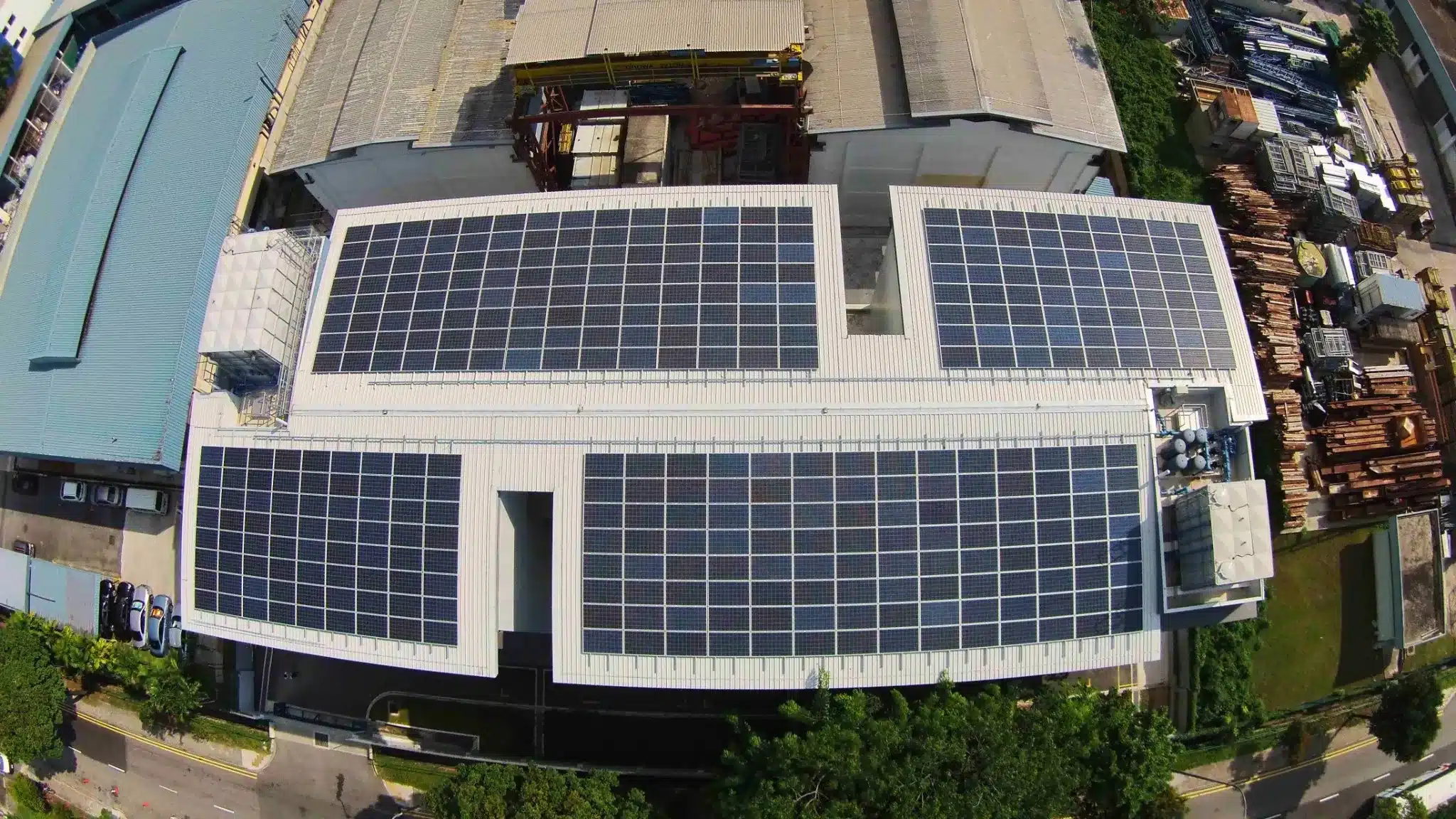 Woh Hup Dormitory rooftop solar